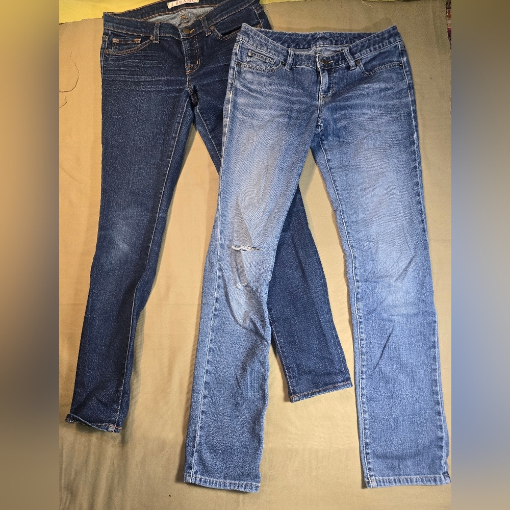J Brand & Simple Straight 678 Women Jeans Both Waist Size 27 Size 4